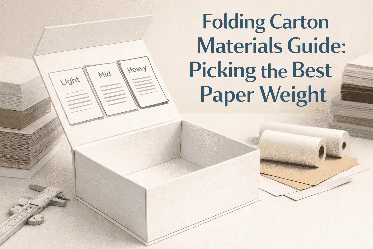Folding Carton Materials Guide: Picking the Best Paper Weight